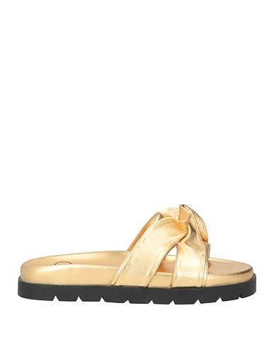 VALENTINO GARAVANI Sandals Gold Leather