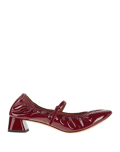 LANVIN Pump Burgundy 100% Calfskin