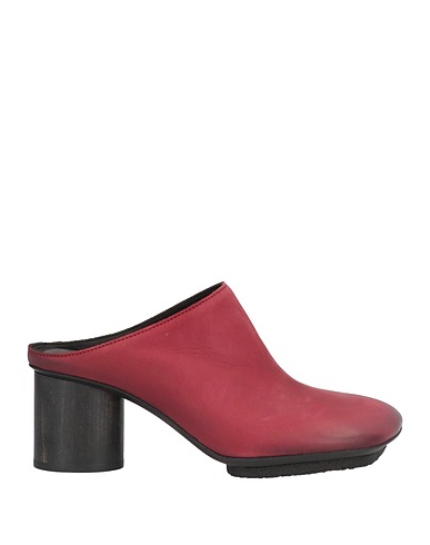 UMA WANG Mules and clogs Brick red Calfskin