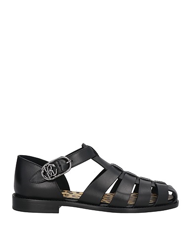 ROBERTO CAVALLI Sandals Black Leather