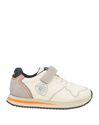 BLAUER. Sneakers Cream Leather