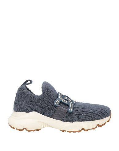TOD'S Sneakers Taubenblau Gewebefasern, Leder