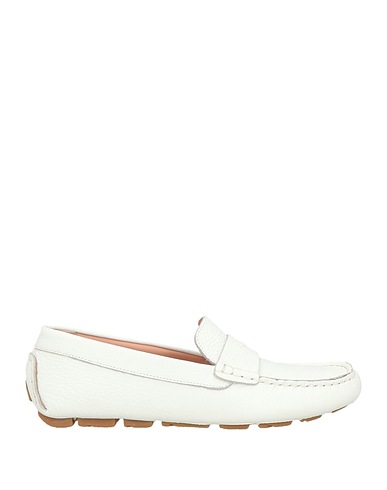 POLLINI Loafers White Leather