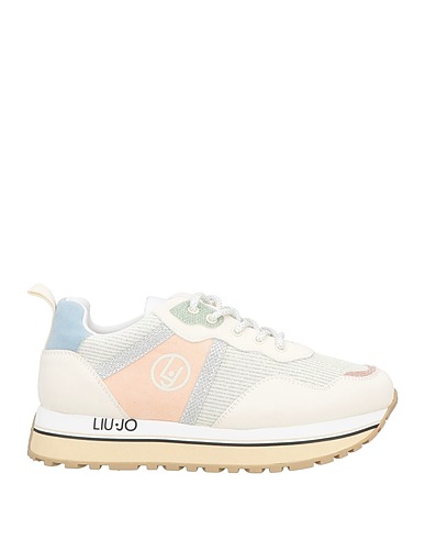 LIU •JO Sneakers Ivory Textile fibres