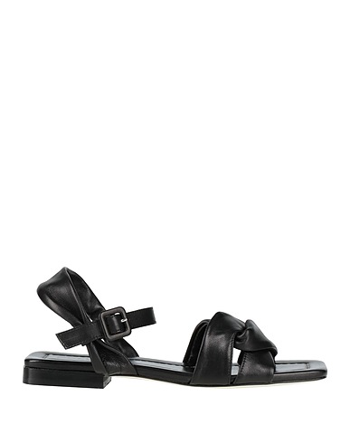 POLLINI Sandalia Negro Cuero