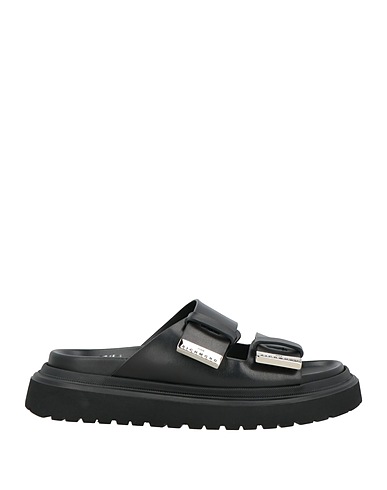 JOHN RICHMOND Sandals Black Calfskin