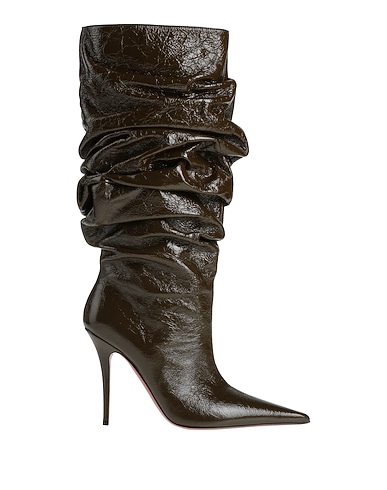 AMINA MUADDI Boots Military green Leather