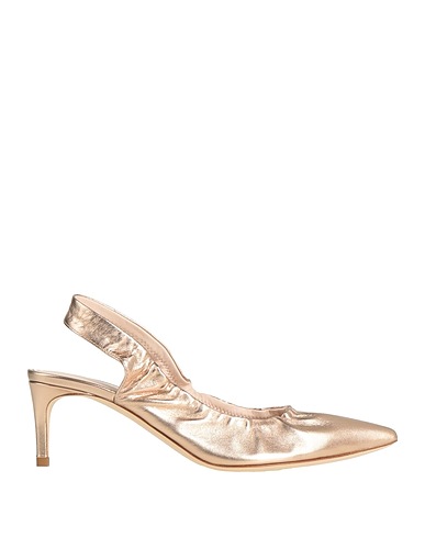 POLLINI Pump Platinum Leather