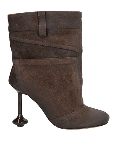 LOEWE Ankle boot Dark brown Leather