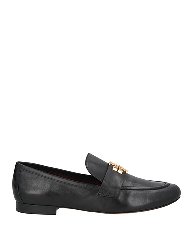 TORY BURCH Loafers Black Calfskin