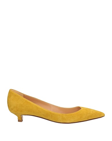 FRANCESCO RUSSO Court Mustard Leather