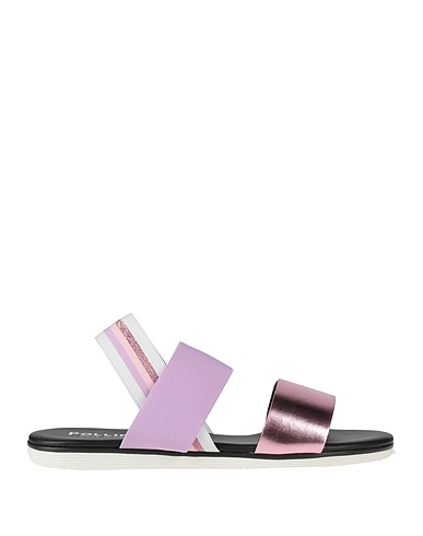 POLLINI Sandals Lilac Textile fibres