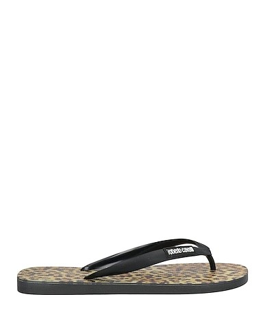 ROBERTO CAVALLI Flip flops Black Rubber