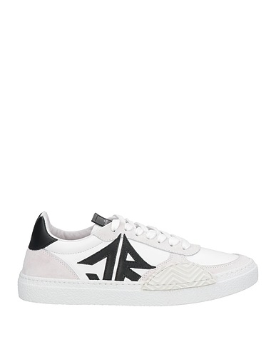 JOHN RICHMOND Sneakers White Leather, Textile fibers