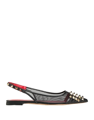 VALENTINO GARAVANI Ballet flats Black Leather