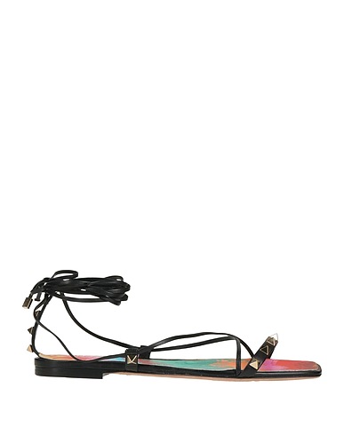 VALENTINO GARAVANI Sandals Black Leather