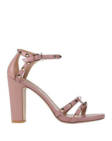 VALENTINO GARAVANI Sandals Antique rose Leather