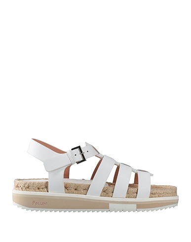 POLLINI Sandals White Cowhide