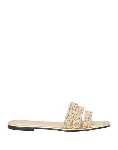 POLLINI Sandals Platinum Polyurethane