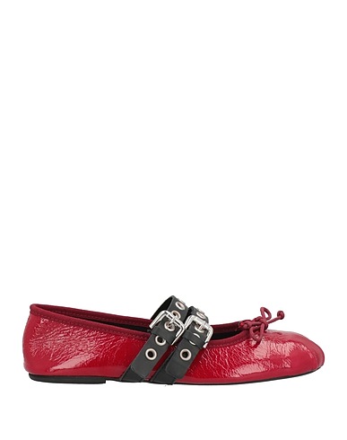 OVYÉ Footwear Red Leather