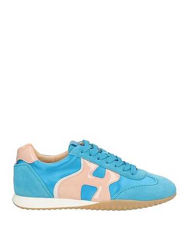 HOGAN Sneakers Azure Leather, Textile fibers