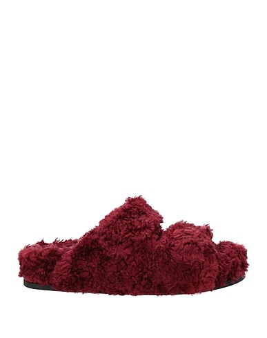 VALENTINO GARAVANI Sandals Burgundy Textile fibres
