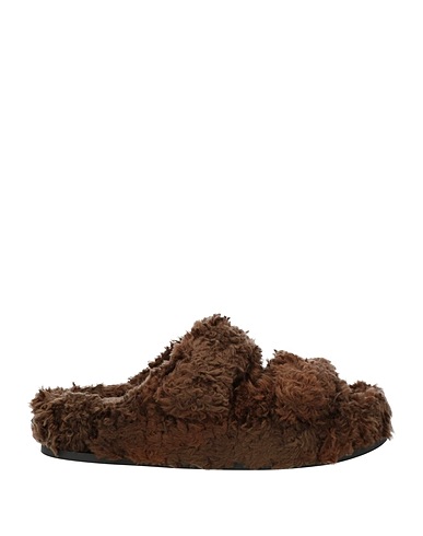 VALENTINO GARAVANI Sandalen Dunkelbraun Gewebefasern