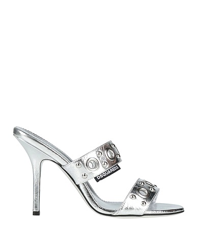 DSQUARED2 Sandals Silver Calfskin