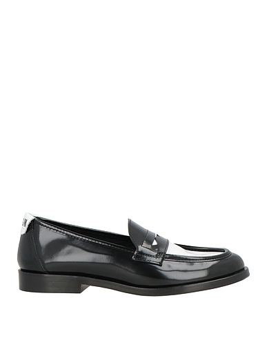 MSGM Loafers Black Leather