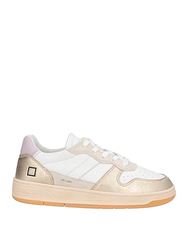 D.A.T.E. Sneakers Bianco Pelle