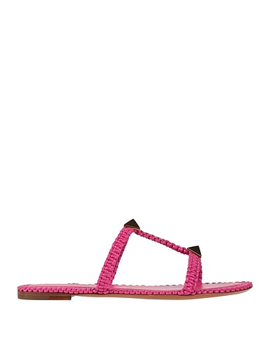 VALENTINO GARAVANI Sandals Fuchsia Textile fibres