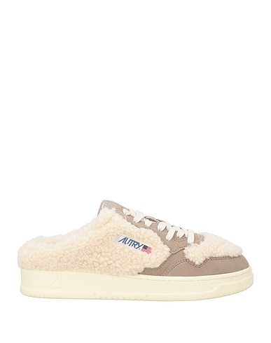 AUTRY Sneakers Gris Cuir, Mouton