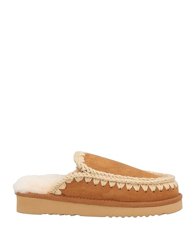 MOU Mules and clogs Camel Leather