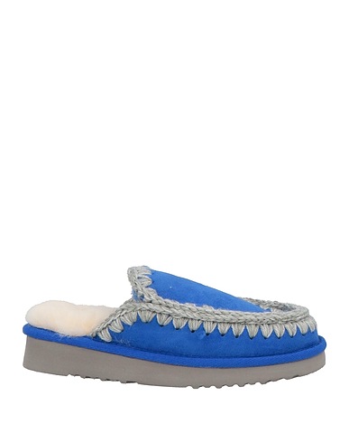 MOU Mule e zoccoli Azzurro Pelle