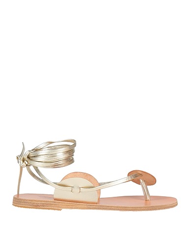ANCIENT GREEK SANDALS Flip flops Platinum Leather