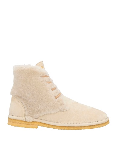MALUO Ankle boot Beige Leather