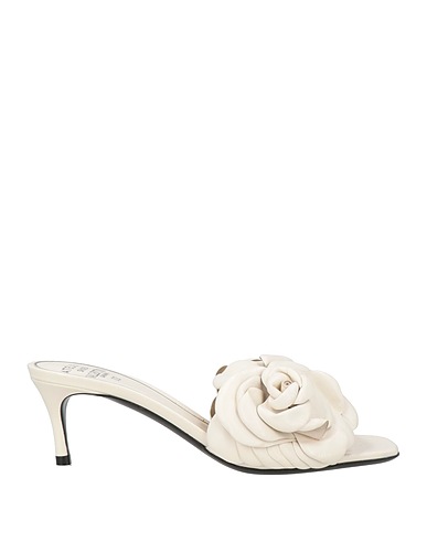 VALENTINO GARAVANI Sandalen Elfenbein Leder