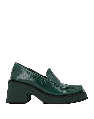 PALOMA BARCELÓ Mocassins Vert Cuir