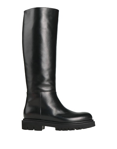 ANNA F. Boots Black Leather
