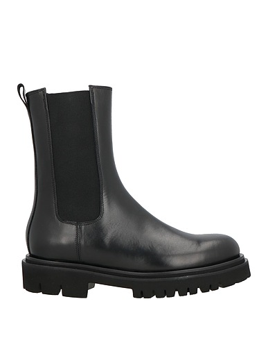 ANNA F. Ankle boot Black Leather