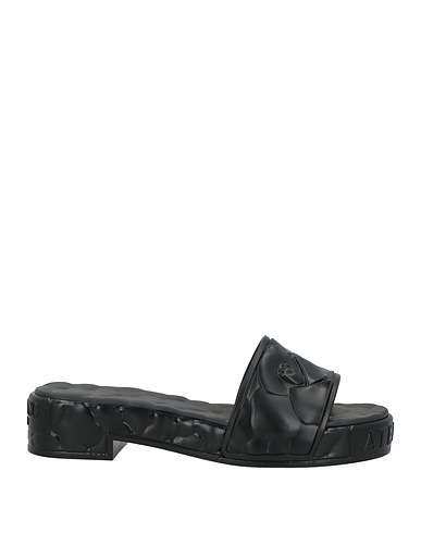 VALENTINO GARAVANI Sandals Black Textile fibres