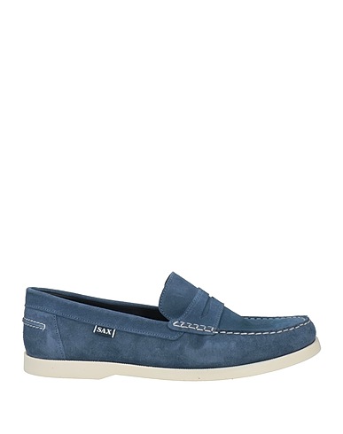SAX Loafers Navy blue Leather