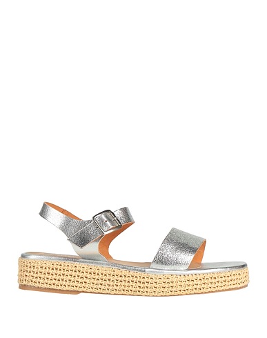 FIORINA Espadrilles Silver Leather