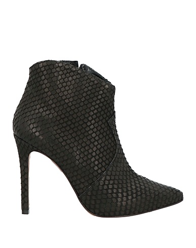 ANNA F. Ankle boot Black Leather