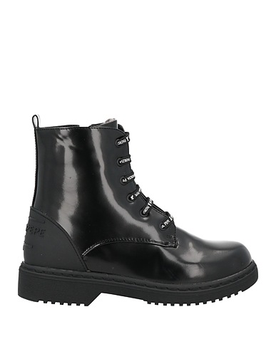 PATRIZIA PEPE Ankle boot Black Textile fibers