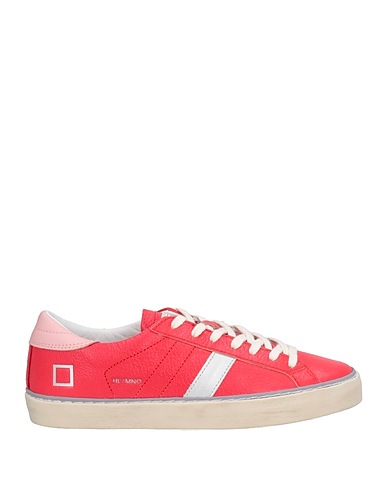 D.A.T.E. Sneakers Rosso Pelle