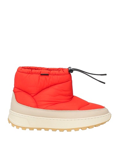 D.A.T.E. Stiefelette Tomatenrot Gewebefasern, Leder