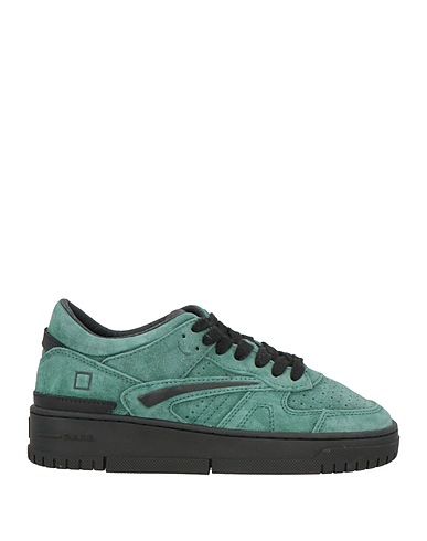D.A.T.E. Sneakers Dunkelgrün Leder