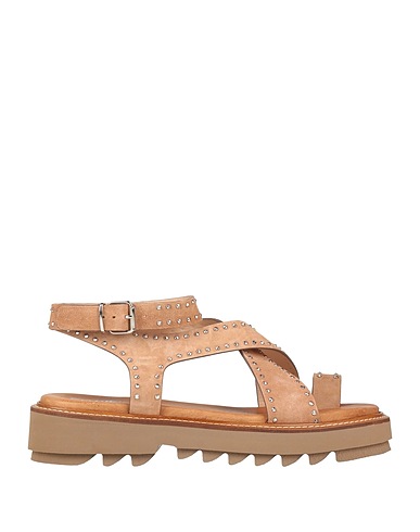 FRU.IT Flip flops Beige Leather