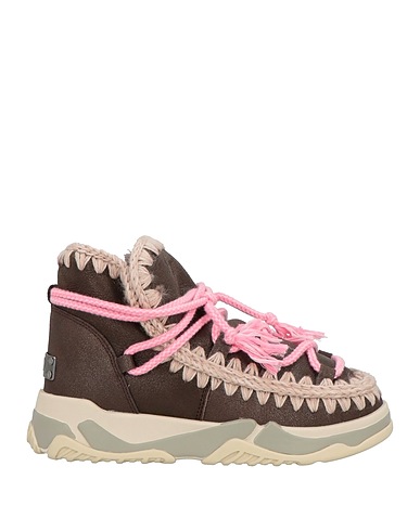 MOU Bottine Chocolat Cuir